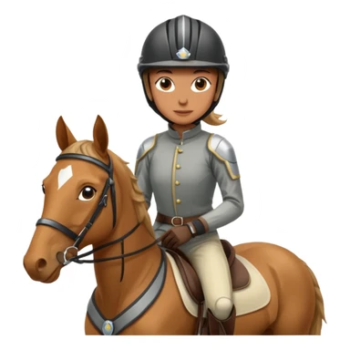 elite horse in endurance with a rider on it sticker