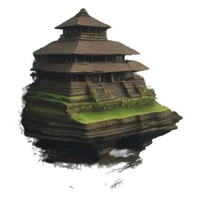 indonesian temple tanah lot sticker