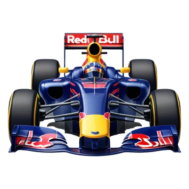 a 2010 Red Bull Formula 1 car sticker