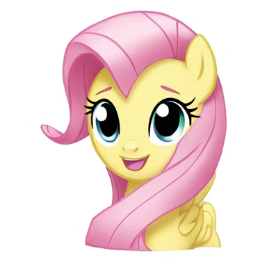My little pony fluttershy sticker