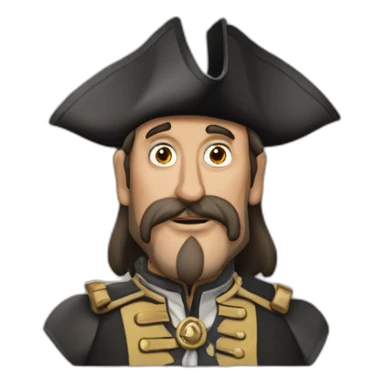 lord cutler becket from pirate of the carribean sticker