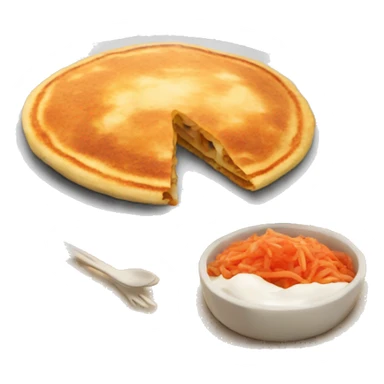 one kimchi pancake sticker