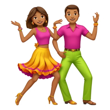 salsa dance sticker