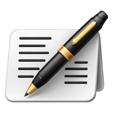 Crée un emoji de signature manuscrite . sticker