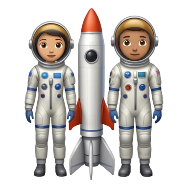 rocket friendship sticker