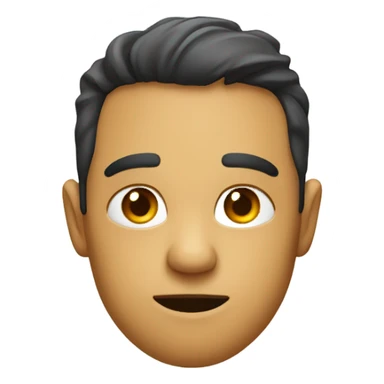 Smirk with tear sticker