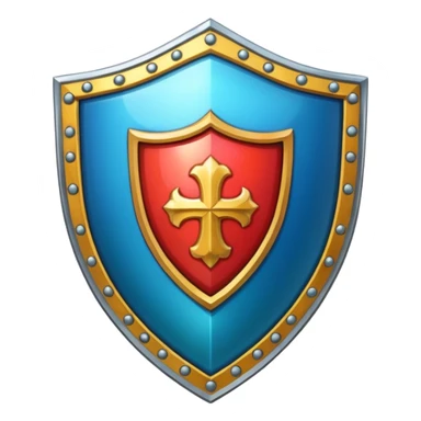 Yuvarlak Renkli Kalkan sticker