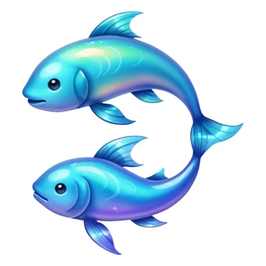 The zodiac symbol Pisces 00d9ff color sticker