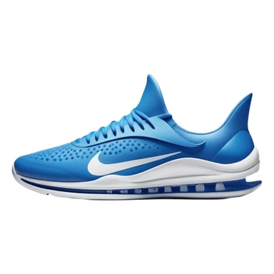 Tiburón con tenis azules nike  sticker