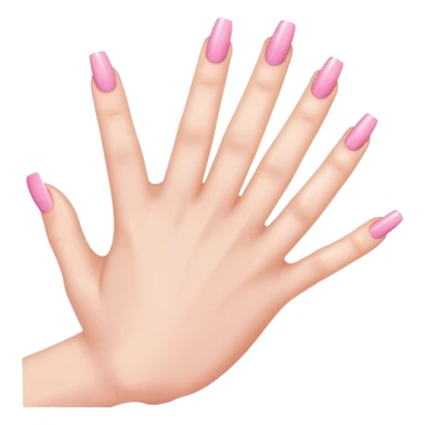 Light Pink nail polish sticker