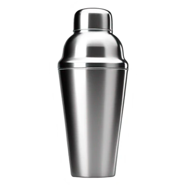 Metal cocktail shaker sticker