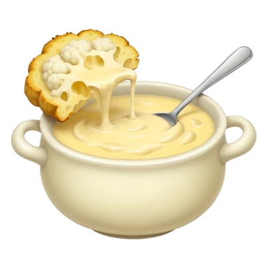 Califlower and cheese soup sticker