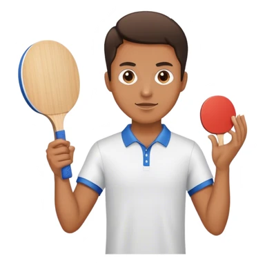 Injured Ping pong pad sticker