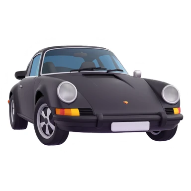 classic Porsche 911 sticker