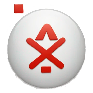 Red plus sign sticker