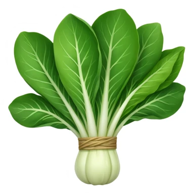 bok choy, simple, iconic, minimal background sticker