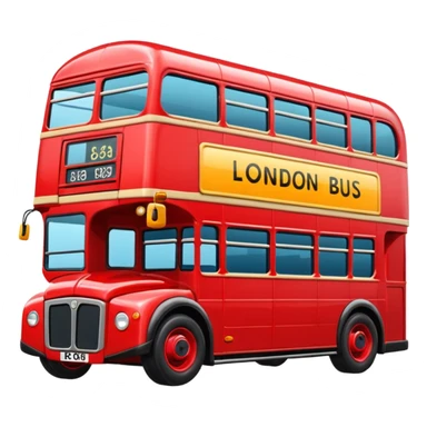 red bus sticker
