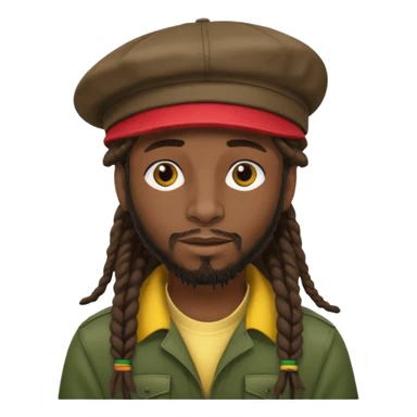 reggae dj casquette  sticker