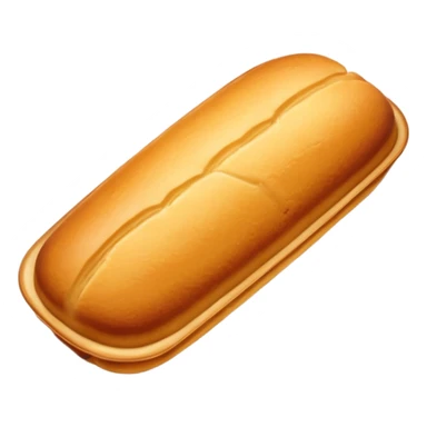 dessert Madeleine. without tail detail. long shape sticker