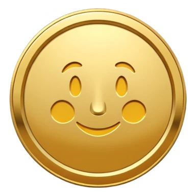 gold coin sticker