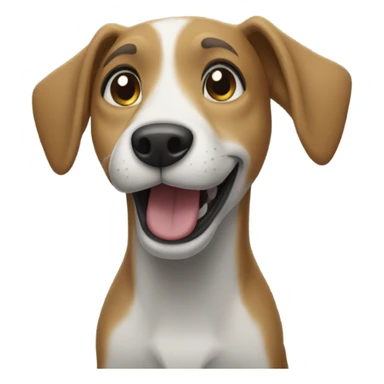 dog singing in the rain sticker