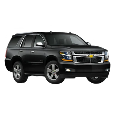 Chevrolet Tahoe Car black  sticker
