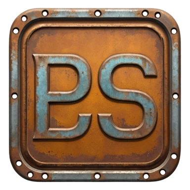 Create a Discord server icon that reads 'DUBS' based on the Rust video game. sticker