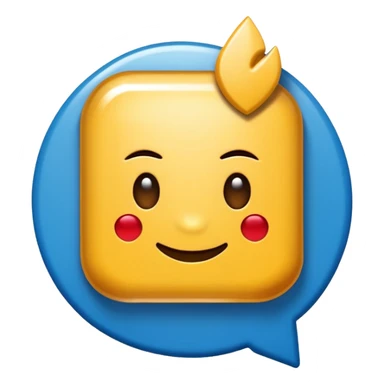 I want a blue background and a white checkmark inside it emoji which I will call the "Fake Roblox Verified Badge Emoji" and the blue background should be square and it should be the "🟦" emoji being the background sticker
