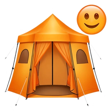 spray tan tent sticker