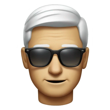 Tim Cook wearing sunglasses sticker