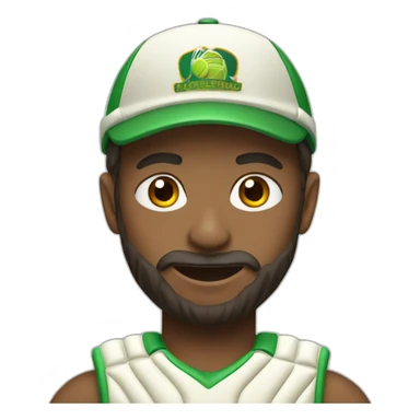 Cricket Player sticker