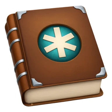 make the book very large and very thick, like an old medical encyclopedia with dense pages. sticker