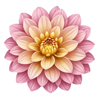 Light dahlia sticker