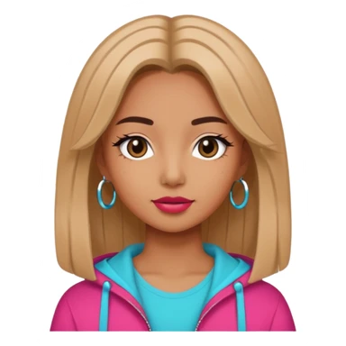 1 human girl TikTok sticker