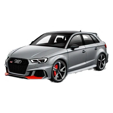 nardo grey audi rs3 sticker
