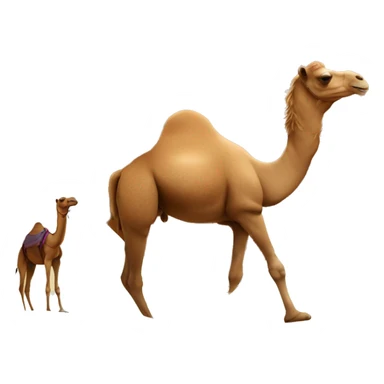 heart in front of camel sticker