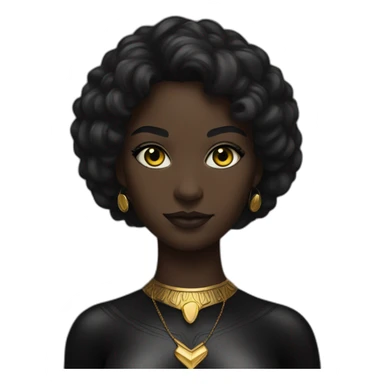 black panther with gold eyes woman sticker