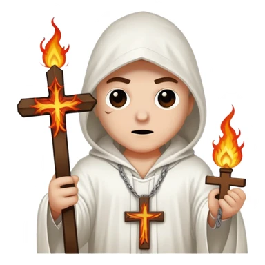 A kkk klansman full body sticker