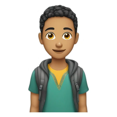 moroccan teenager sticker