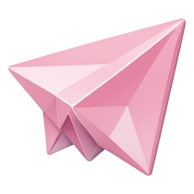 pastel pink Telegram logo variation 4 sticker