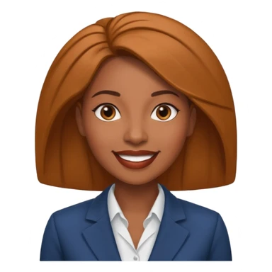 Public Speaker black woman  sticker