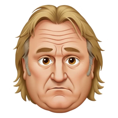 gerard Depardieu drunk  sticker
