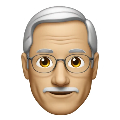 create a emoji of steve jobs sticker