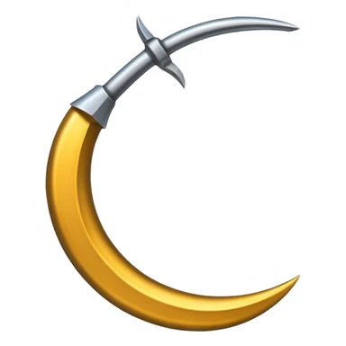 The sickle used by farmers sticker