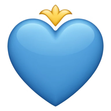 Corazón roto de 💙 color  sticker