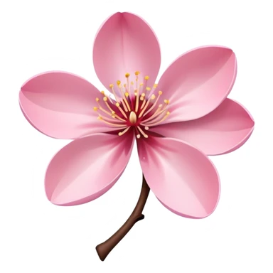 albanian symbol cherry blossom pink sticker