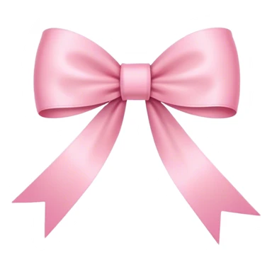 Super ultra-thin and stretched ribbon bow, as narrow as possible, single loop, no extra loops, no fluffy or rounded shapes, only one long and sleek ribbon, delicate, minimalist, NO DOUBLE LOOPS, NO THICKNESS, ONLY A SINGLE SLIM LINE pink sticker