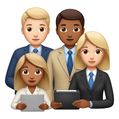 HR works: administrative, people, collaboration sticker