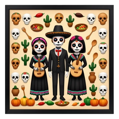 Day o the death, missing people, hereditary movie, museum,tacos,culture,museum in mexico, clothes o missing people, witches, witchcraft sticker