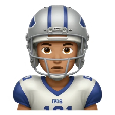 american football player sticker